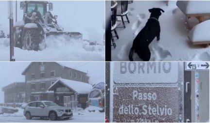 (FOTO/VIDEO) PAO SNEG U ITALIJI I ŠVAJCARSKOJ Nestvarna snežna idila na evropskim planinama!