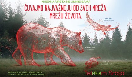Telekom Srbija svojom mrežom pruža oslonac nauci da bi sve vrste bile na broju