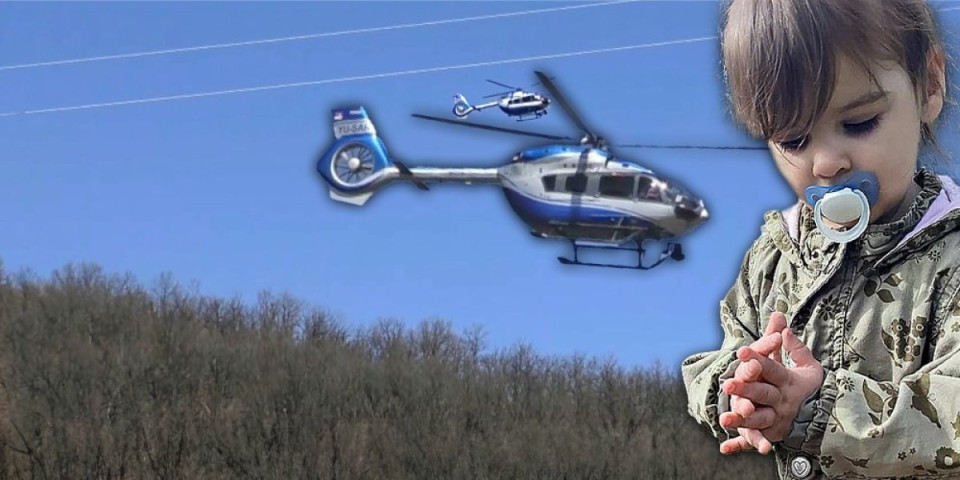 Peti dan potrage za Dankom Ilić u toku! Po nalogu Gašića, helikopteri nadleću širu oblast oko mesta gde je nestala devojčica (VIDEO)